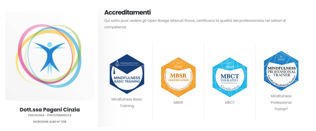 certificazioni mindfullness cinzia pagani